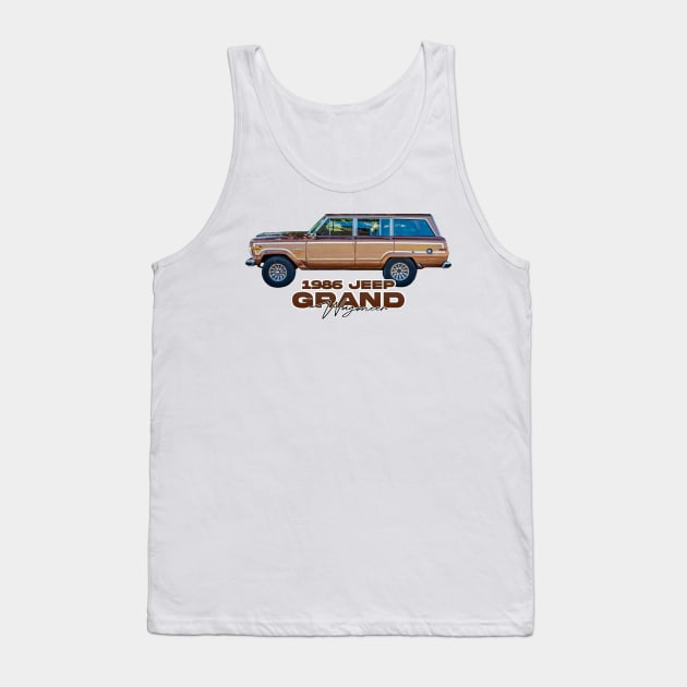 1986 Jeep Grand Wagoneer Tank Top by Gestalt Imagery